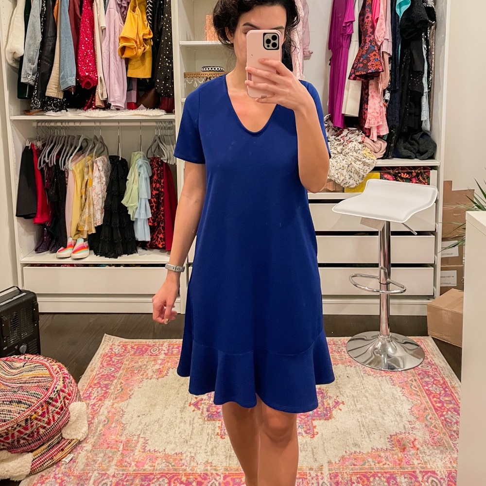 Blue dress